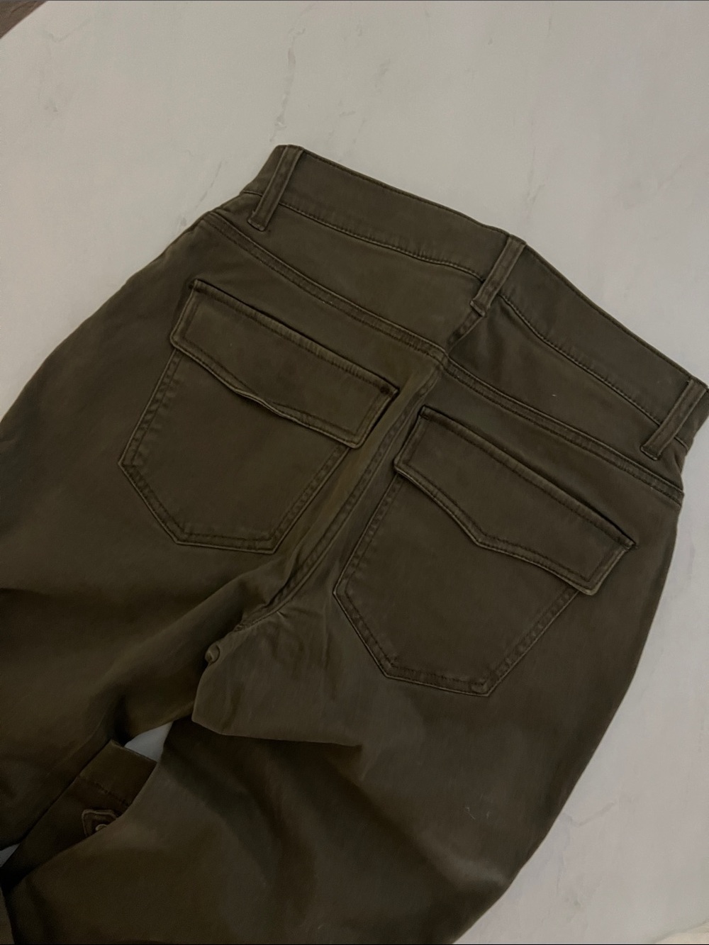 Express Cropped Straight High Rise Jeans - Picture 2 of 4